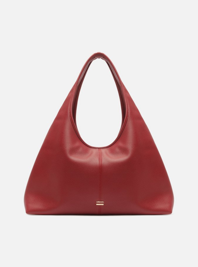 Bolsa Hobo Preta Média Metais