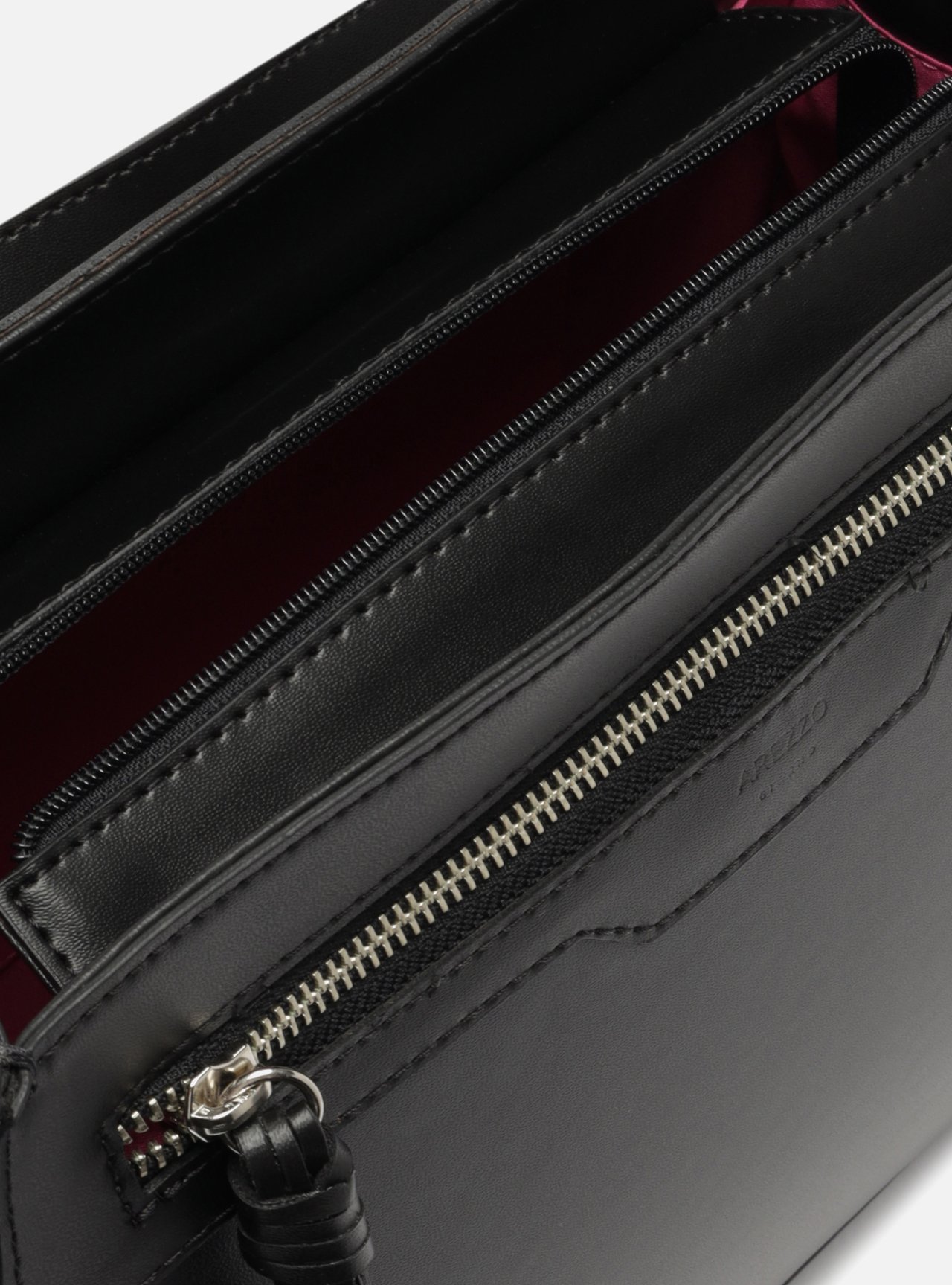 Bolsa Tote Preta Pietra Média — foto 4
