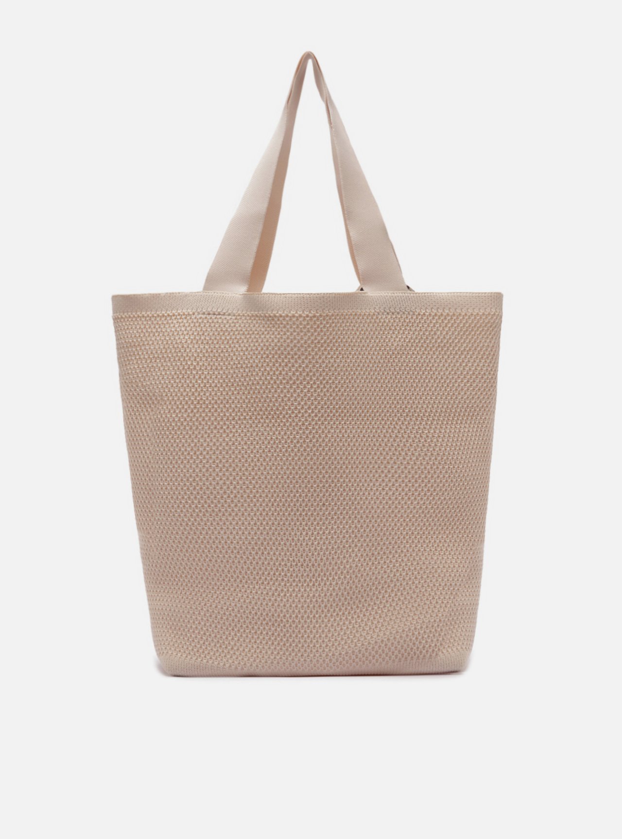 Bolsa Shopping Off White Crochê Grande Lenço Brizza — foto 3