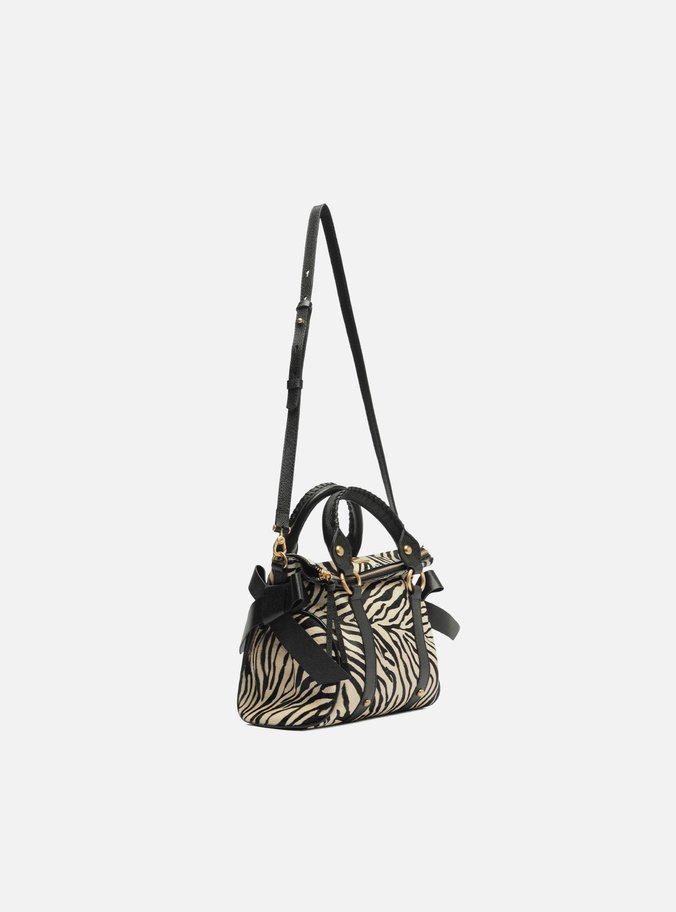 Bolsa Tote Animal Print Pequena Alças Mix