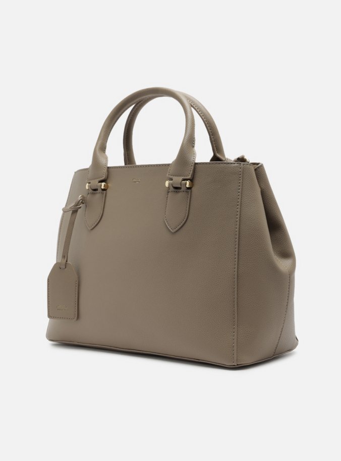 Bolsa Tote Cinza Grande