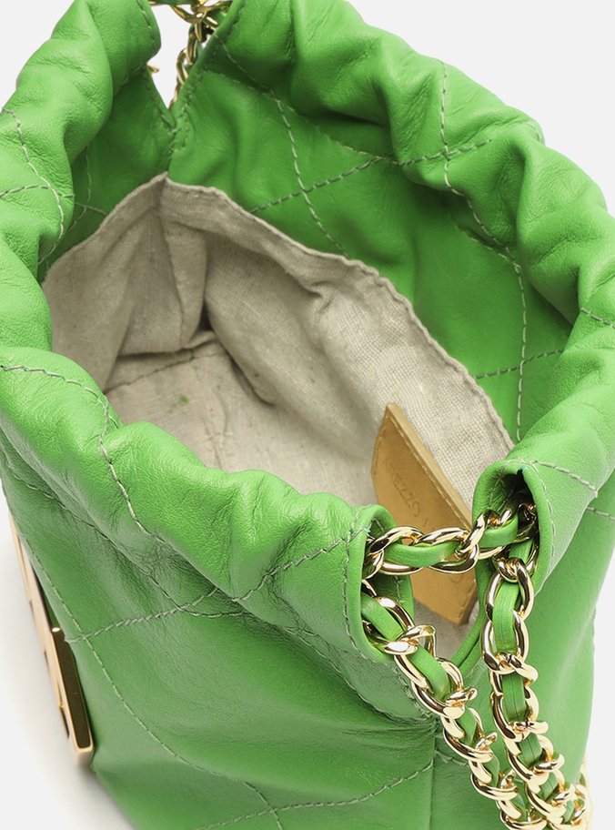 Bolsa Tiracolo Verde Couro Esther Pequena