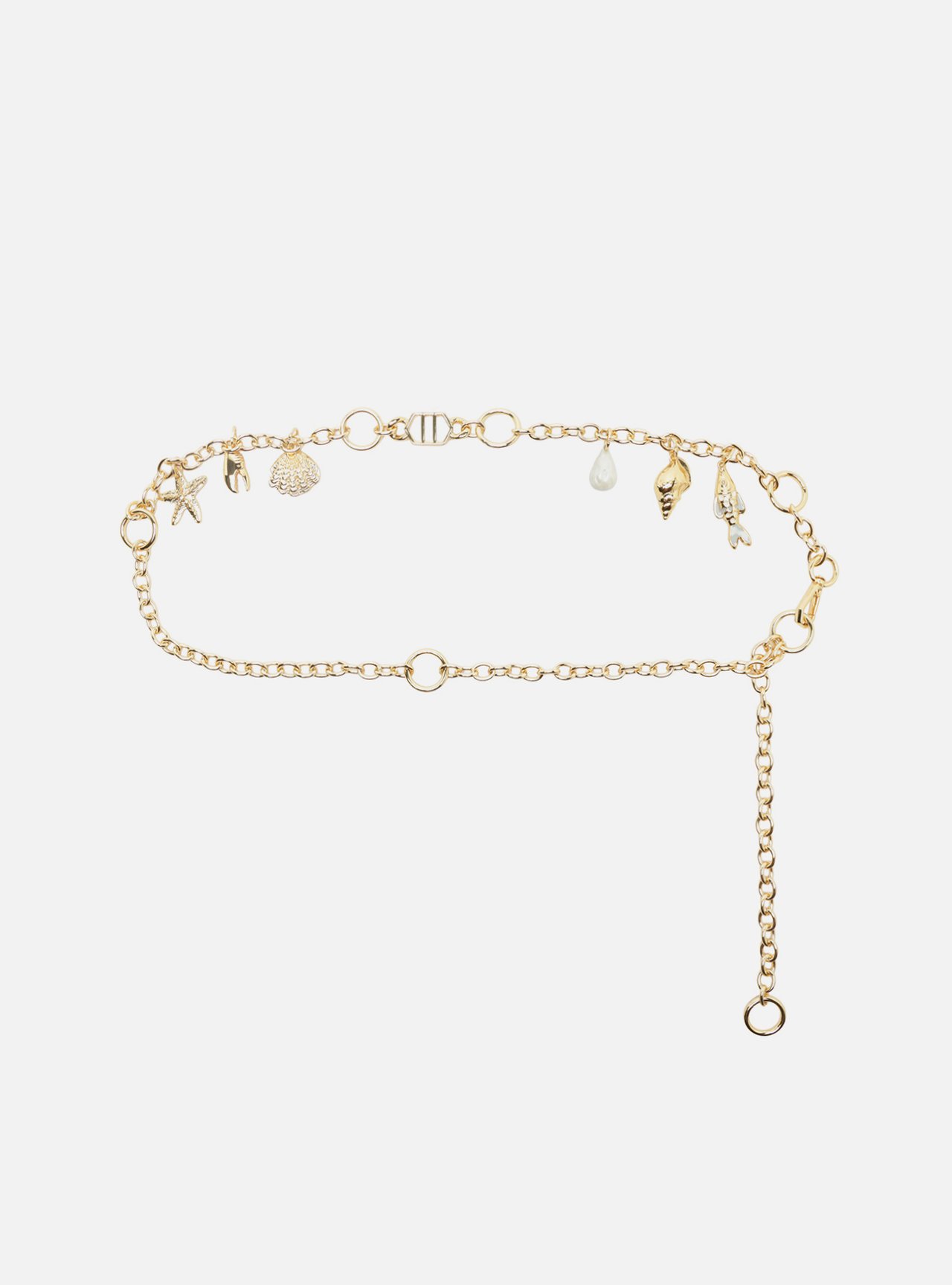 Cinto Corrente Dourado Charms — foto 1