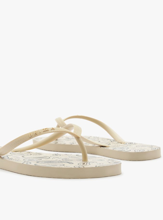 Chinelo de Dedo Amarelo Paisley Brizza