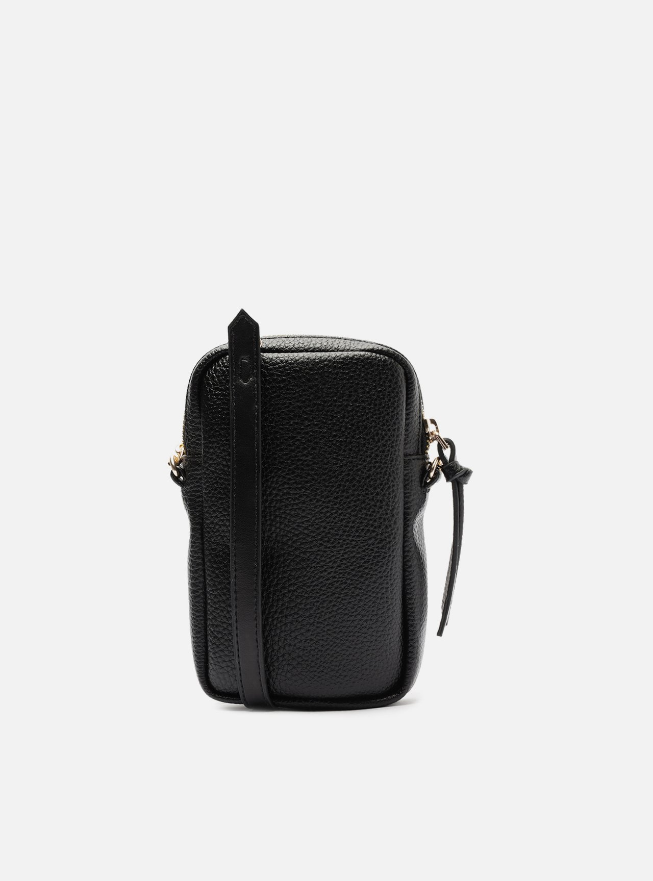 Bolsa Porta Celular Preta Pequena Alça Corrente — foto 3