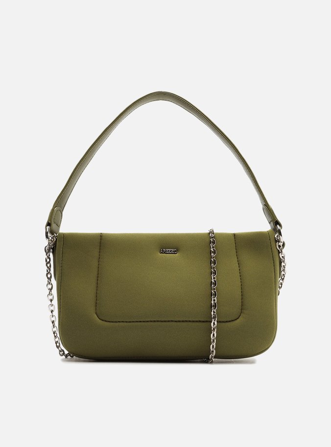 Bolsa Tiracolo Verde Musgo Knit Pequena