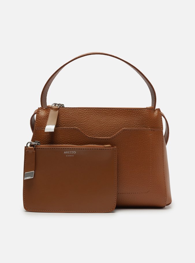 Bolsa Tote Marrom Caramel Emilly Média