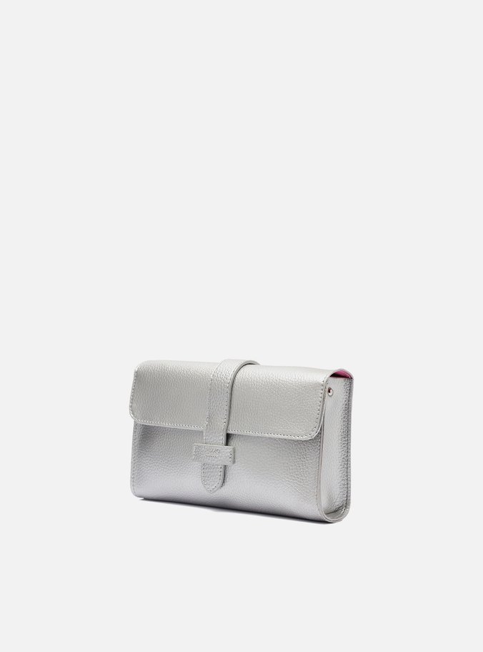 Bolsa Tiracolo Prateada Betina Pequena