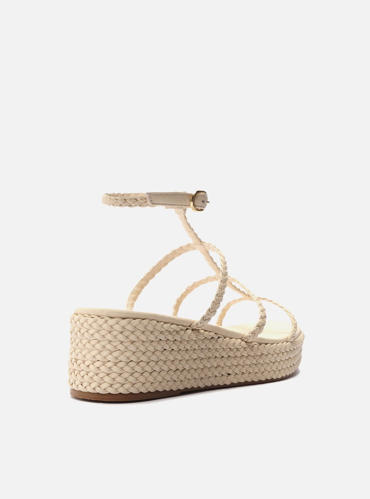 Sandália Off-White Plataforma Trançada — foto 3