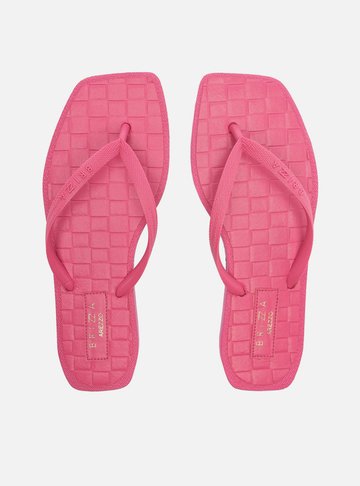 Chinelo de Dedo Rosa Jelly