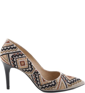 Scarpin Etnico Cru