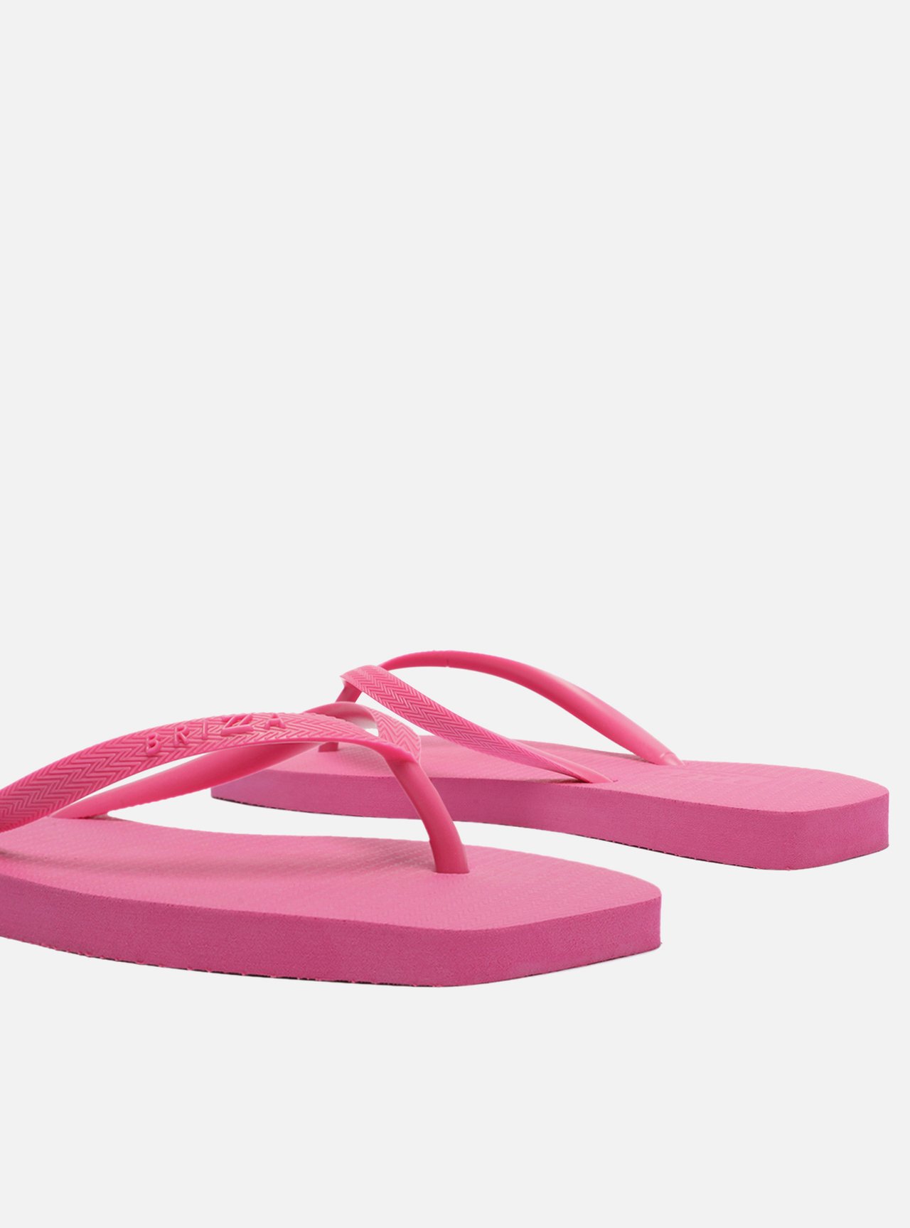 Chinelo de Dedo Rosa Pink Básico Square Brizza — foto 5