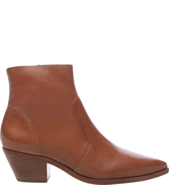 Ankle Boot Couro West Brown
