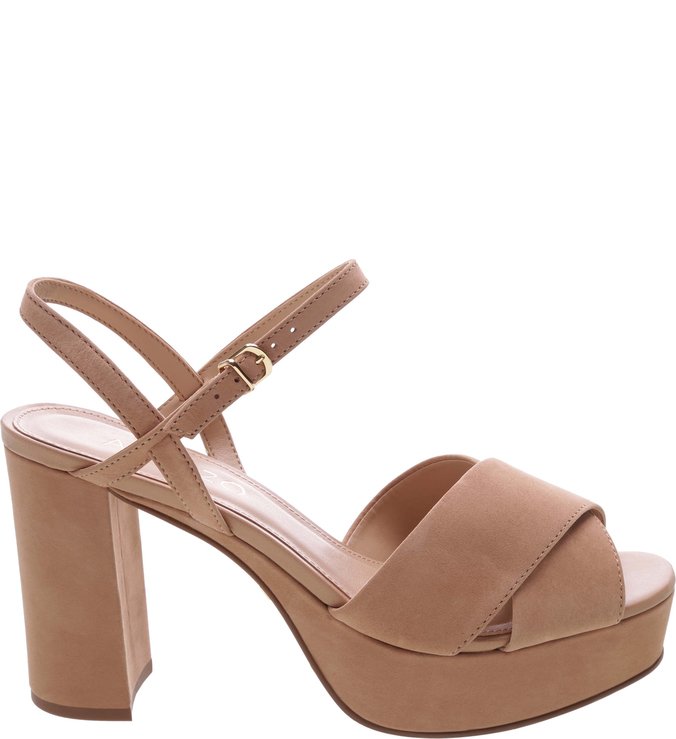Plataforma Nobuck Nude-Rose