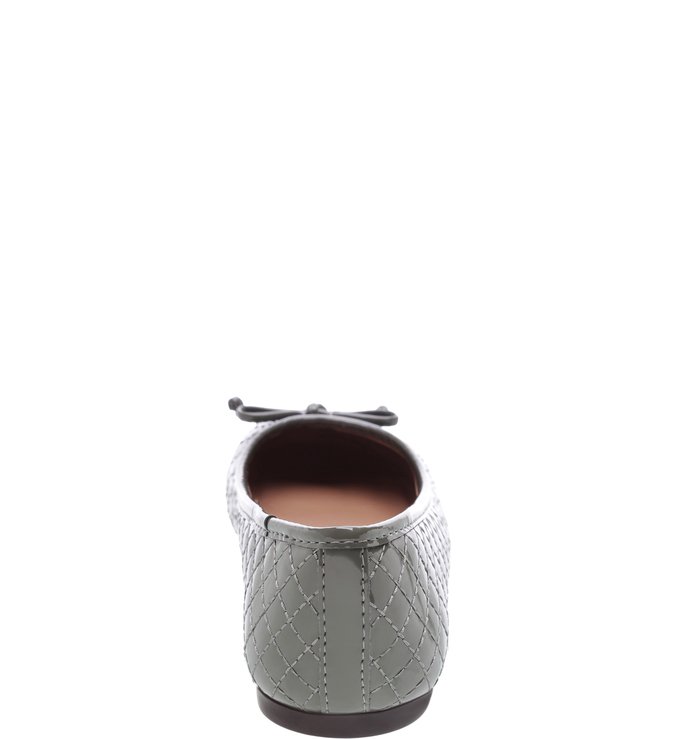 Sapatilha Verniz Matelassê Soft Mint
