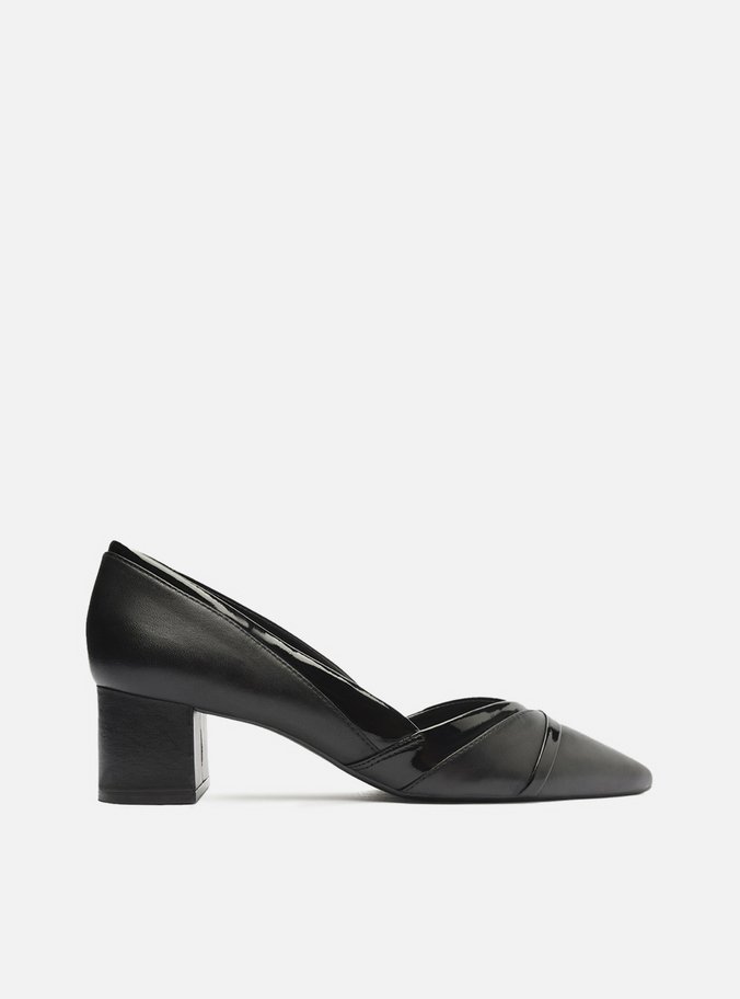 Scarpin Preto Salto Bloco