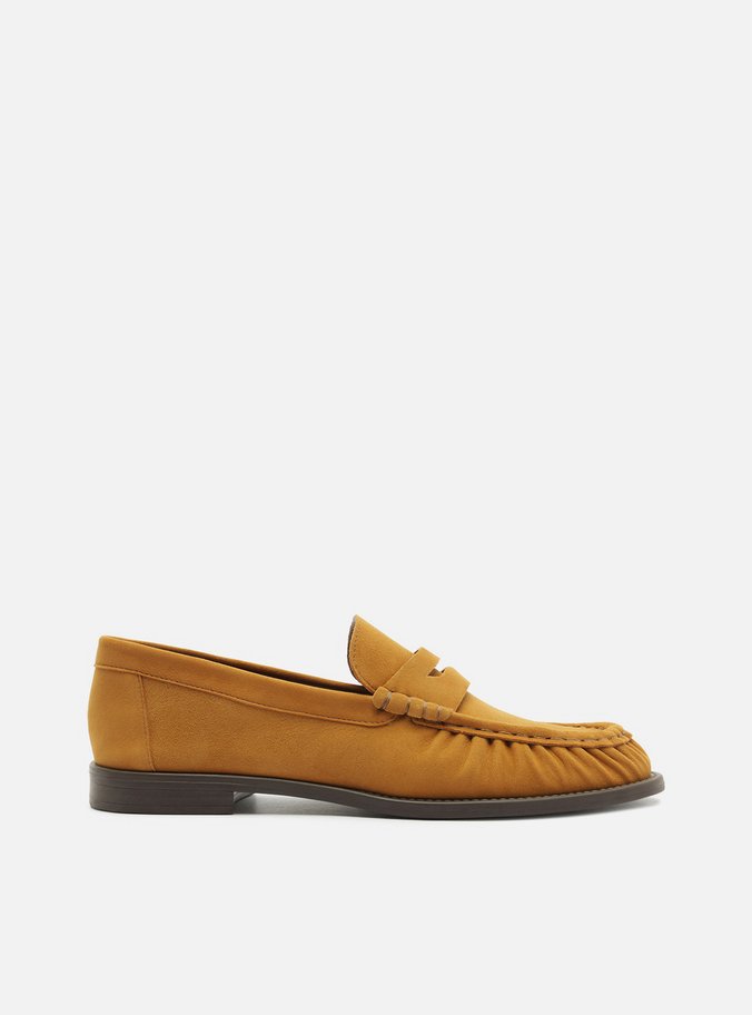 Mocassim Marrom Couro