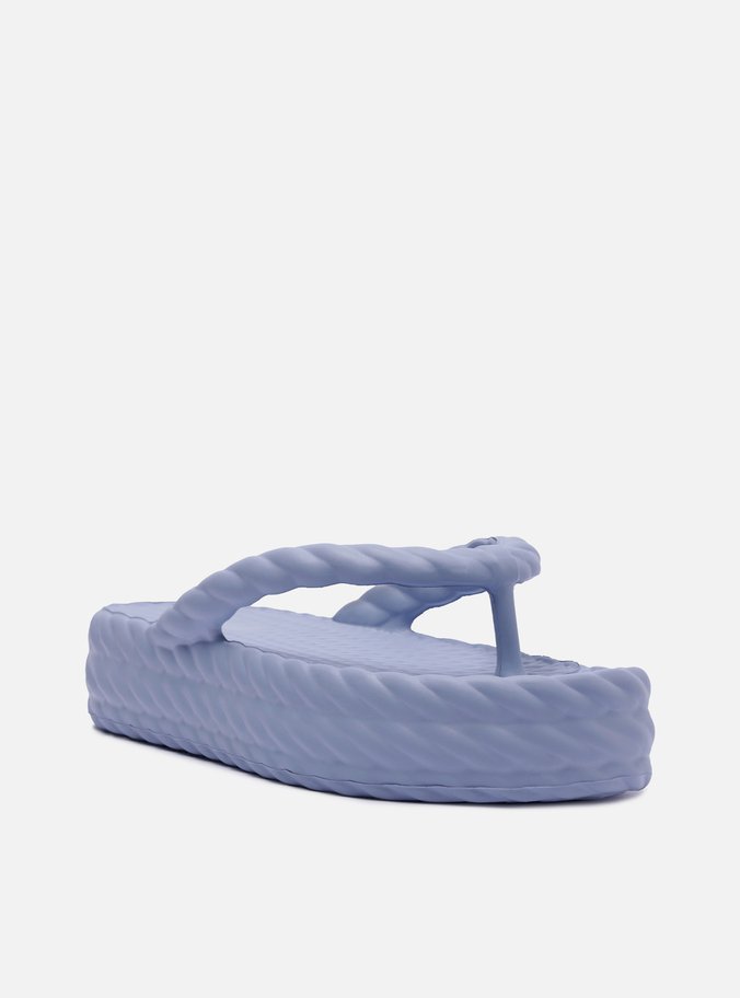 Sandália Azul Flatform Marrocos Mid