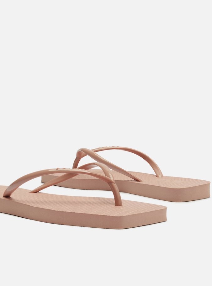 Chinelo de Dedo Rosa Flat Brizza