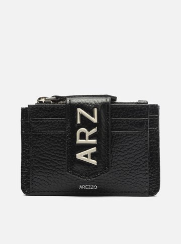 Porta-Cartões Preto Couro Bolso ARZ