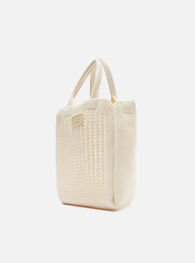 Bolsa Shopping Branca Mônaco Pequena