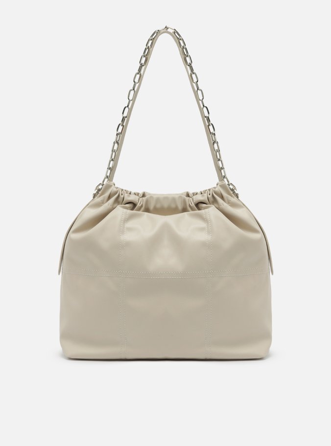 Bolsa Hobo Off-White Grande