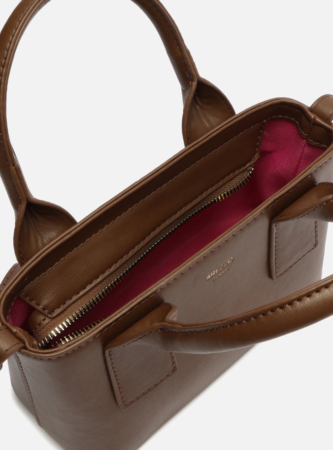 Bolsa Tiracolo Marrom Pequena