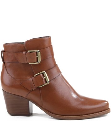 Bota Fivela Dupla Marrom