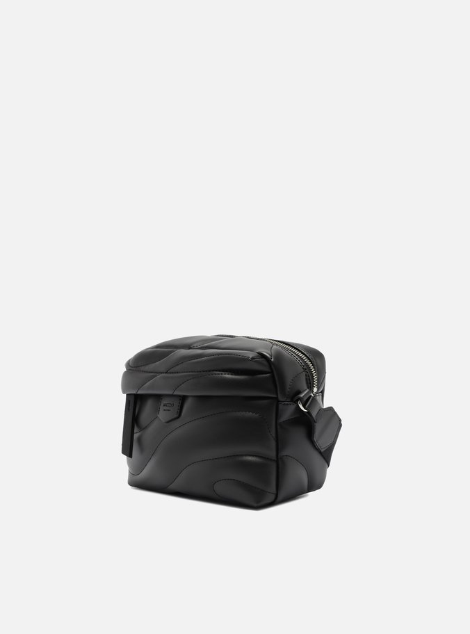 Bolsa Tiracolo Preta Waves Pequena