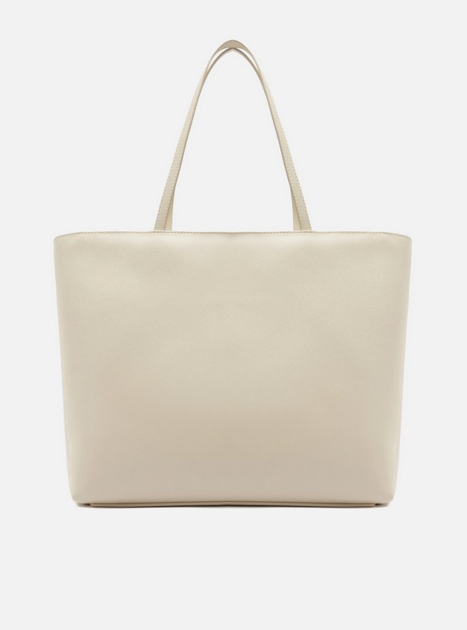 Bolsa Shopping Branca Grande Tiras Capa