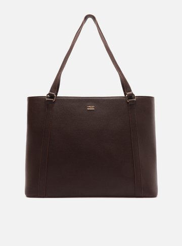 Bolsa Shopping Marrom Grande