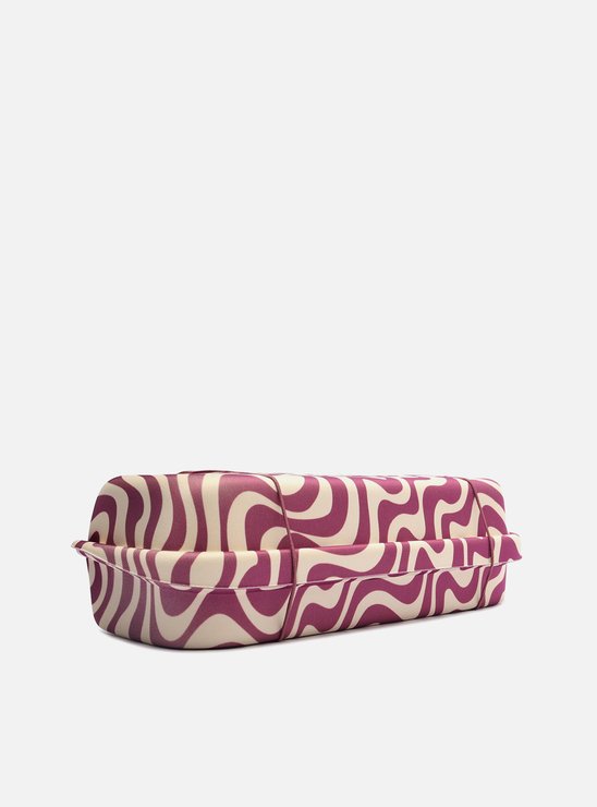 Chinelo de Dedo Roxo Estampado Square e Bag Brizza