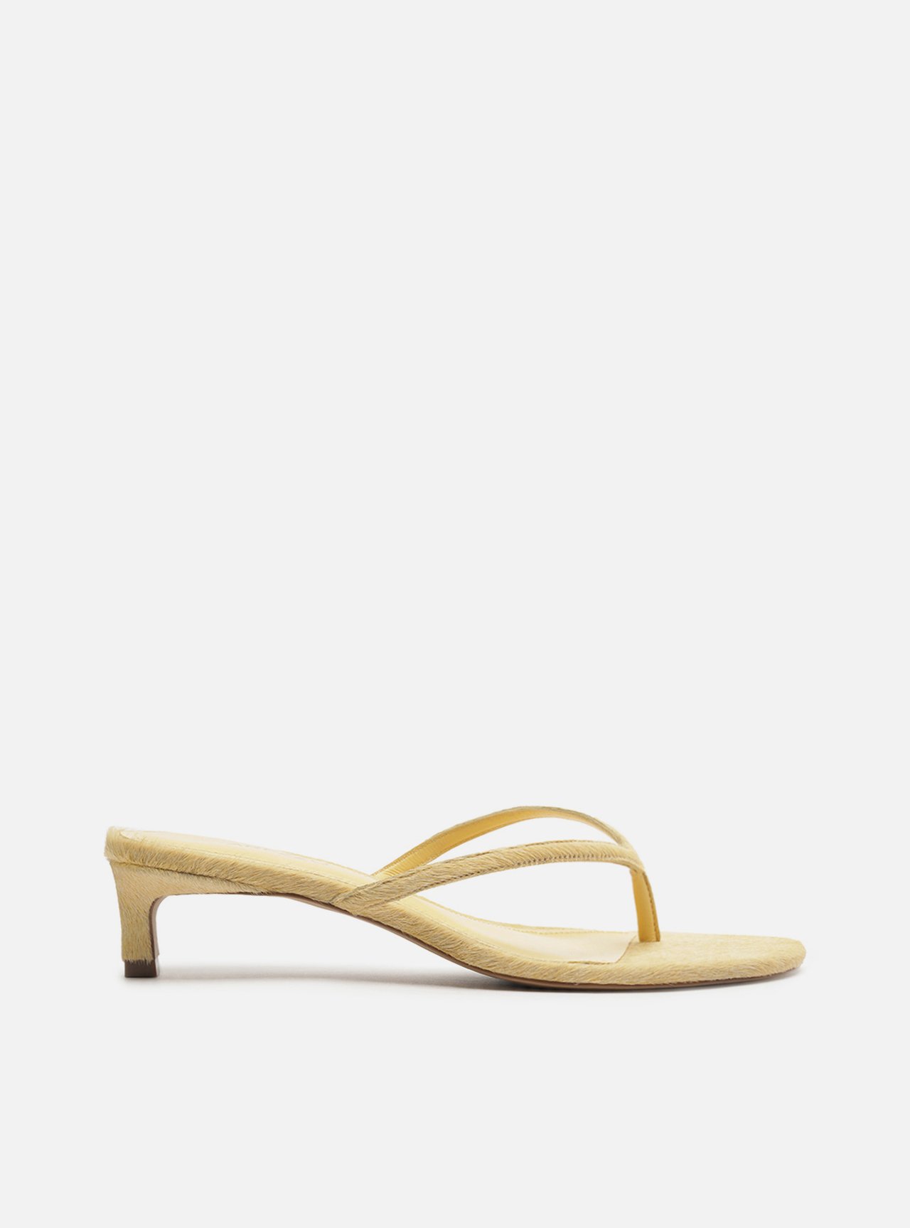Tamanco Preto/Amarelo Salto Fino Pelo Zebra — foto 1