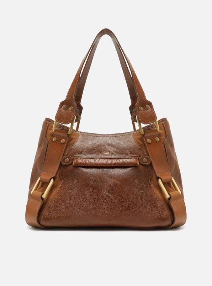 Bolsa Tote Marrom Couro Gretha Grande