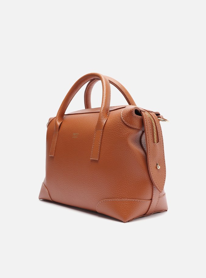 Bolsa Bowling Marrom Grande Recortes