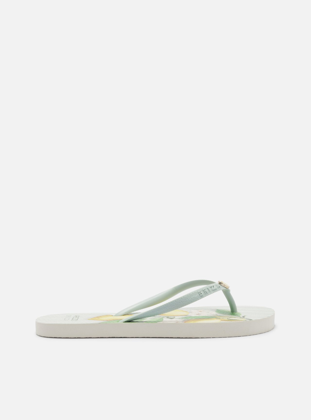 Chinelo de Dedo Verde Plataforma Logo Brizza — foto 3