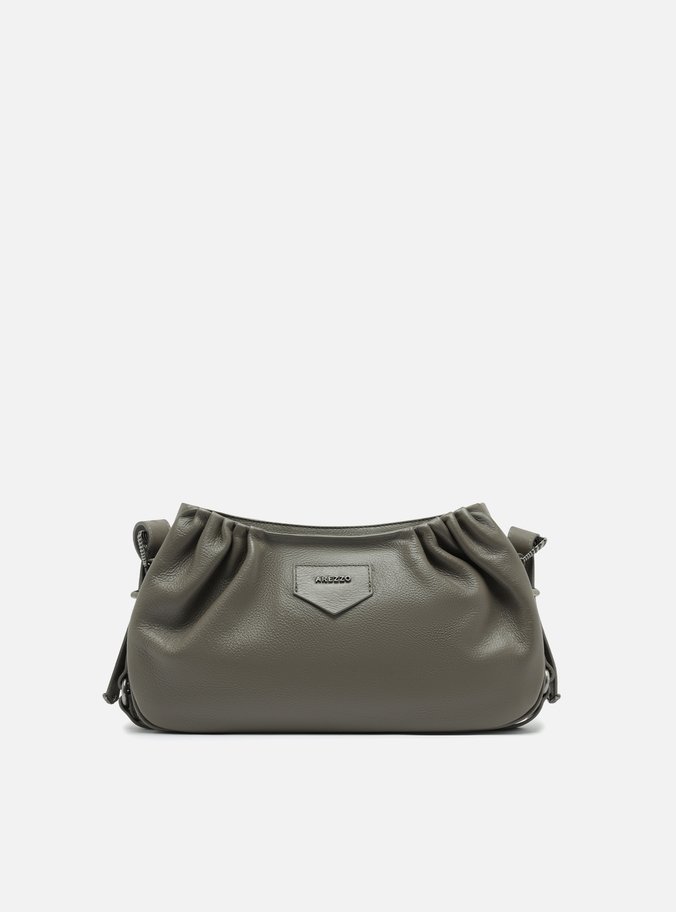 Bolsa Tiracolo Cinza Couro Média Western