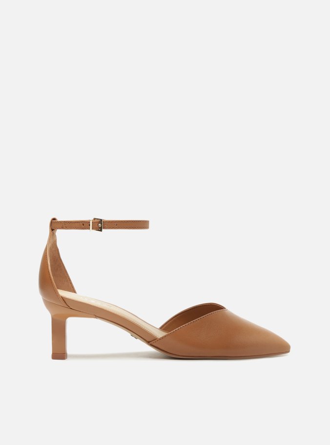 Scarpin Nude Salto Fino Slingback