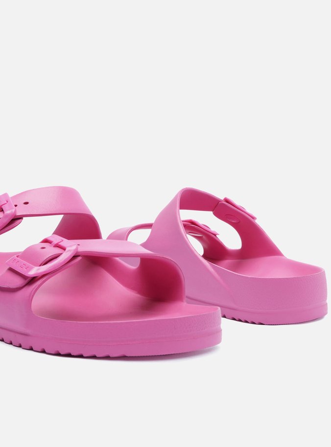 Slide Rosa Flatform Tiras Brizza