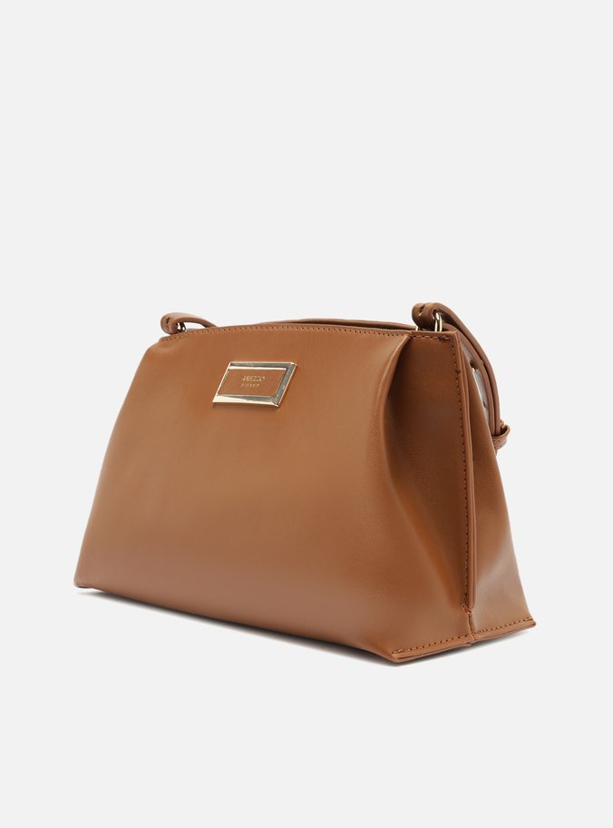 Bolsa Tiracolo Marrom Pequena