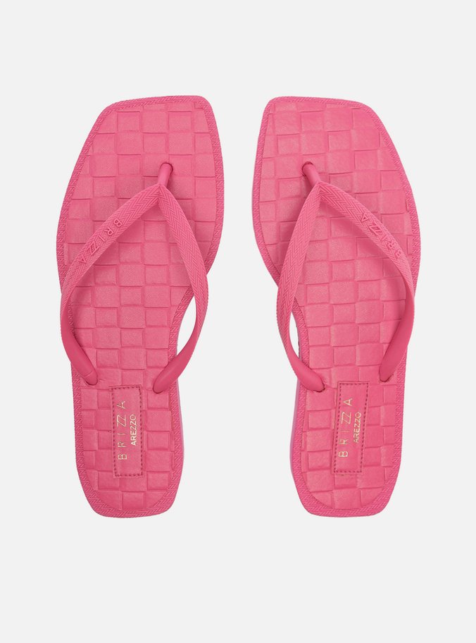 Chinelo de Dedo Rosa Jelly