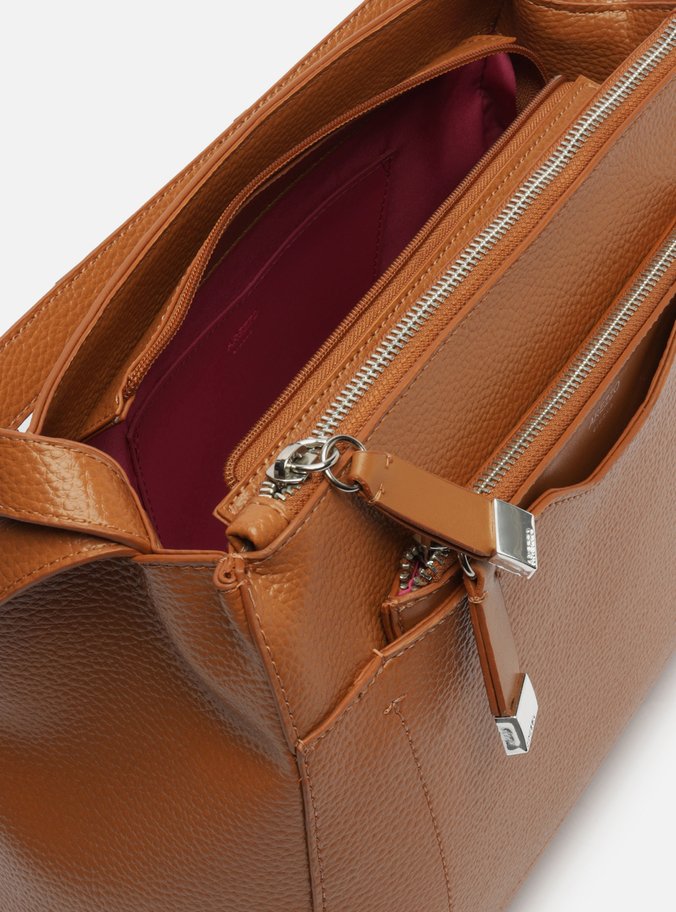 Bolsa Tote Marrom Caramel Emilly Grande