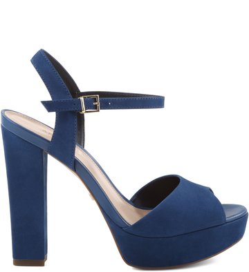 Meia-pata Icone Nobuck Blue-Marine