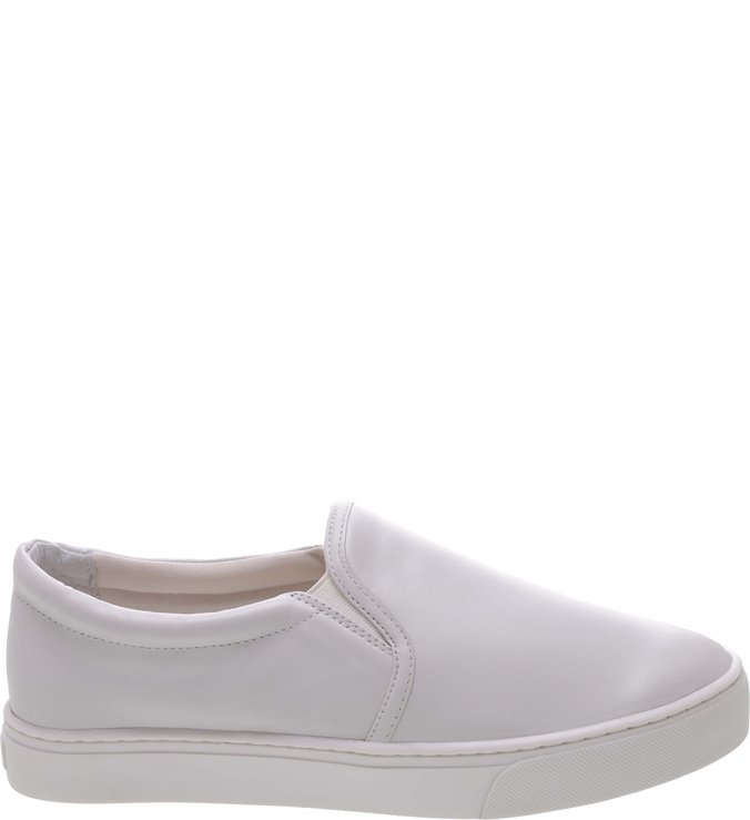 Slip-on Couro Branco