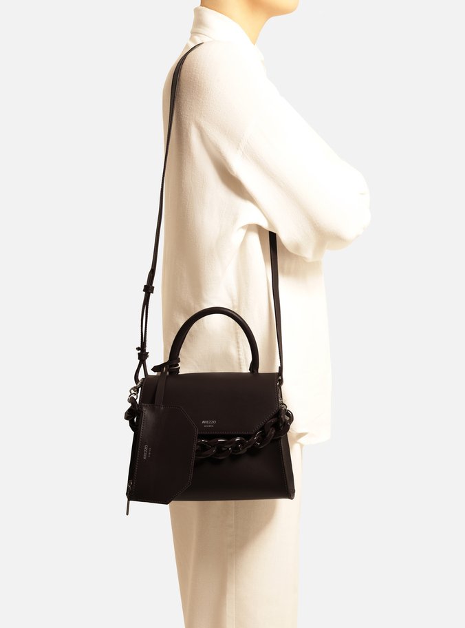 Bolsa Satchel Marrom Escura Iara Média