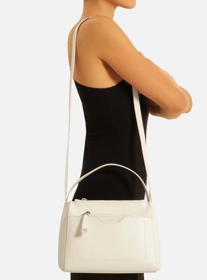 Bolsa Tote Branca Crema Emilly Média
