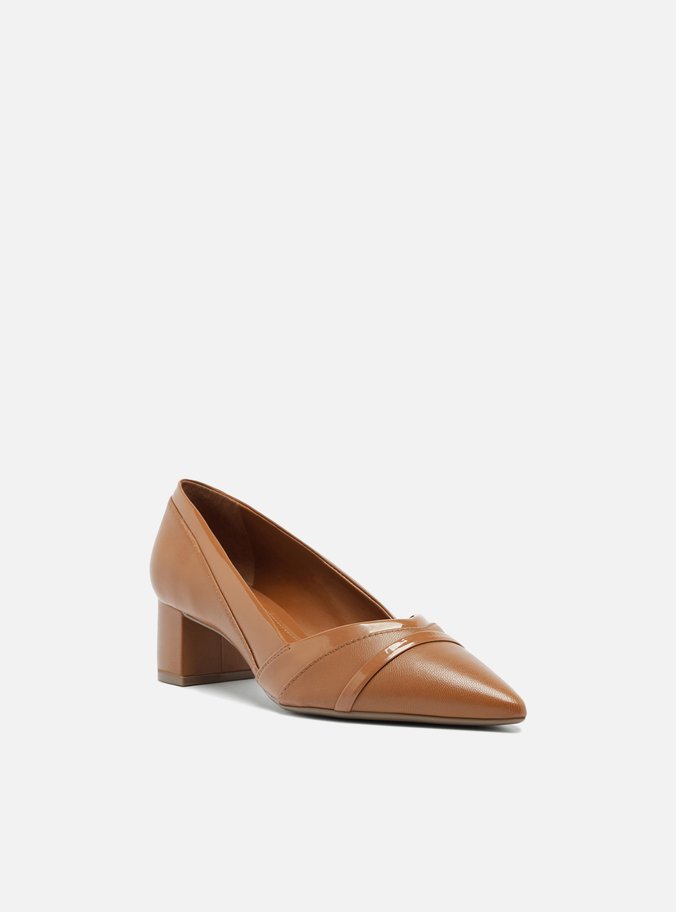 Scarpin Marrom Salto Bloco
