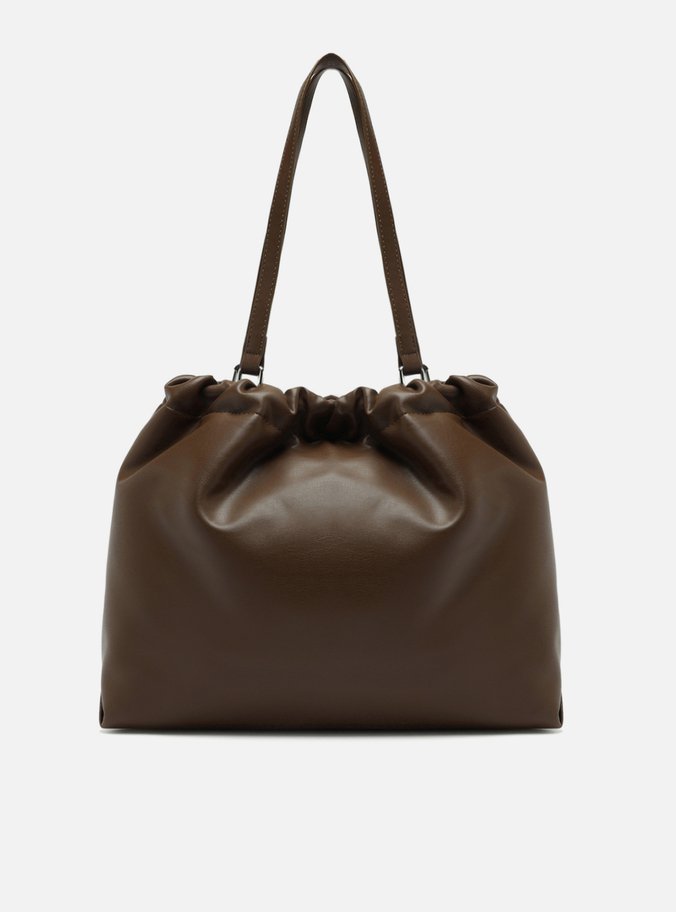 Bolsa Tiracolo Marrom Grande