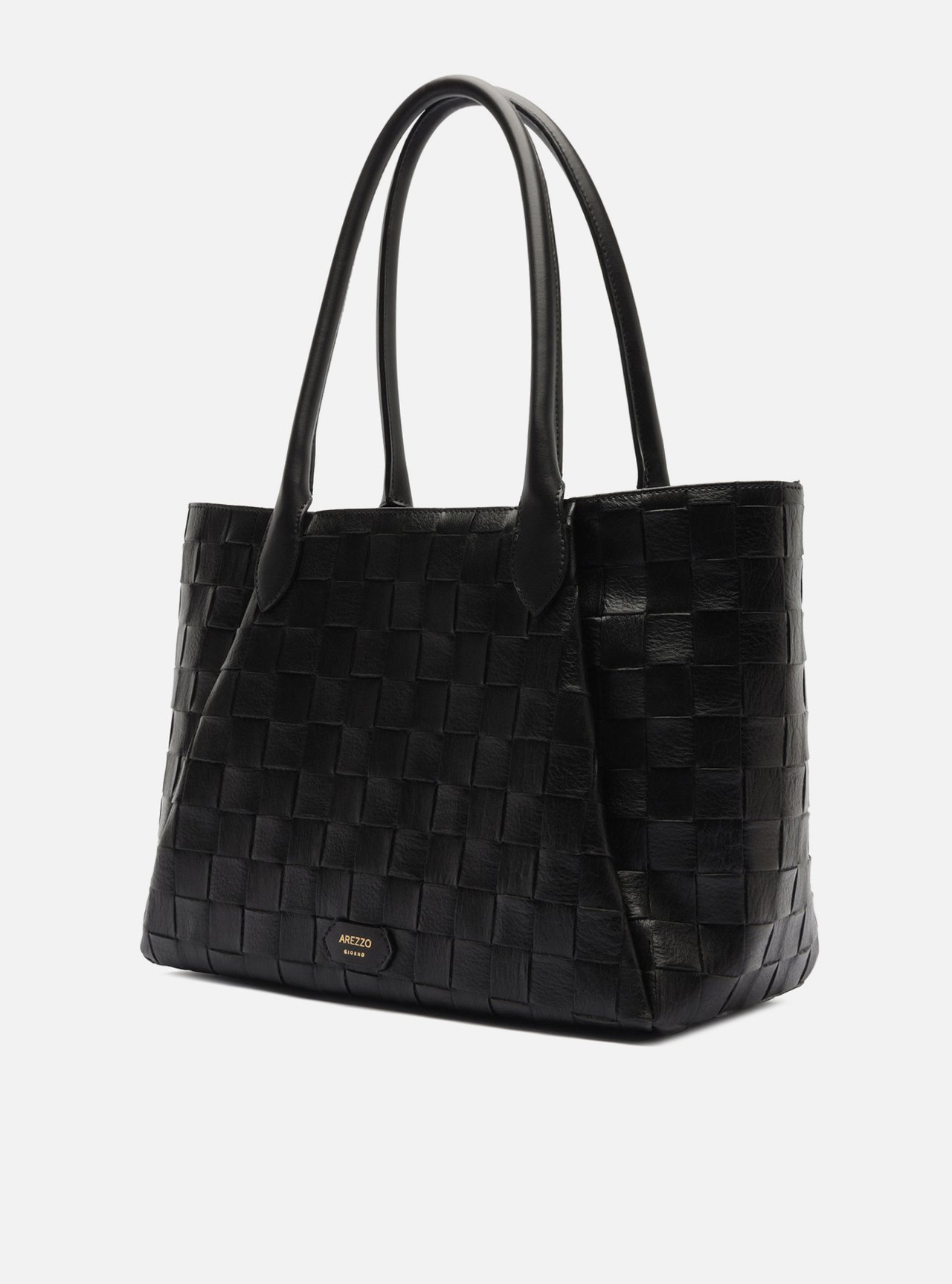 Bolsa Shopping Preta Grande Tressê — foto 2