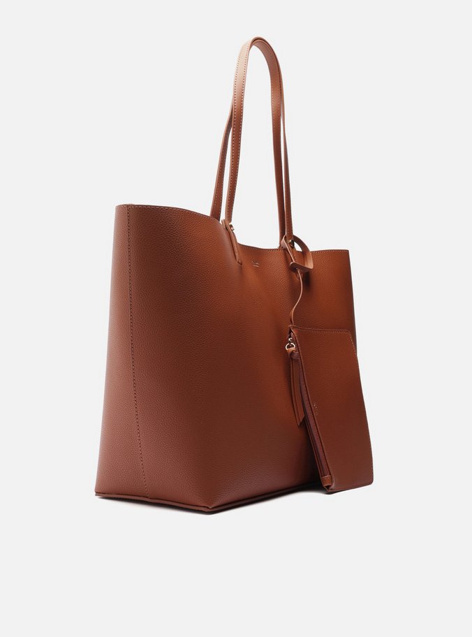 Bolsa Shopping Marrom Grande